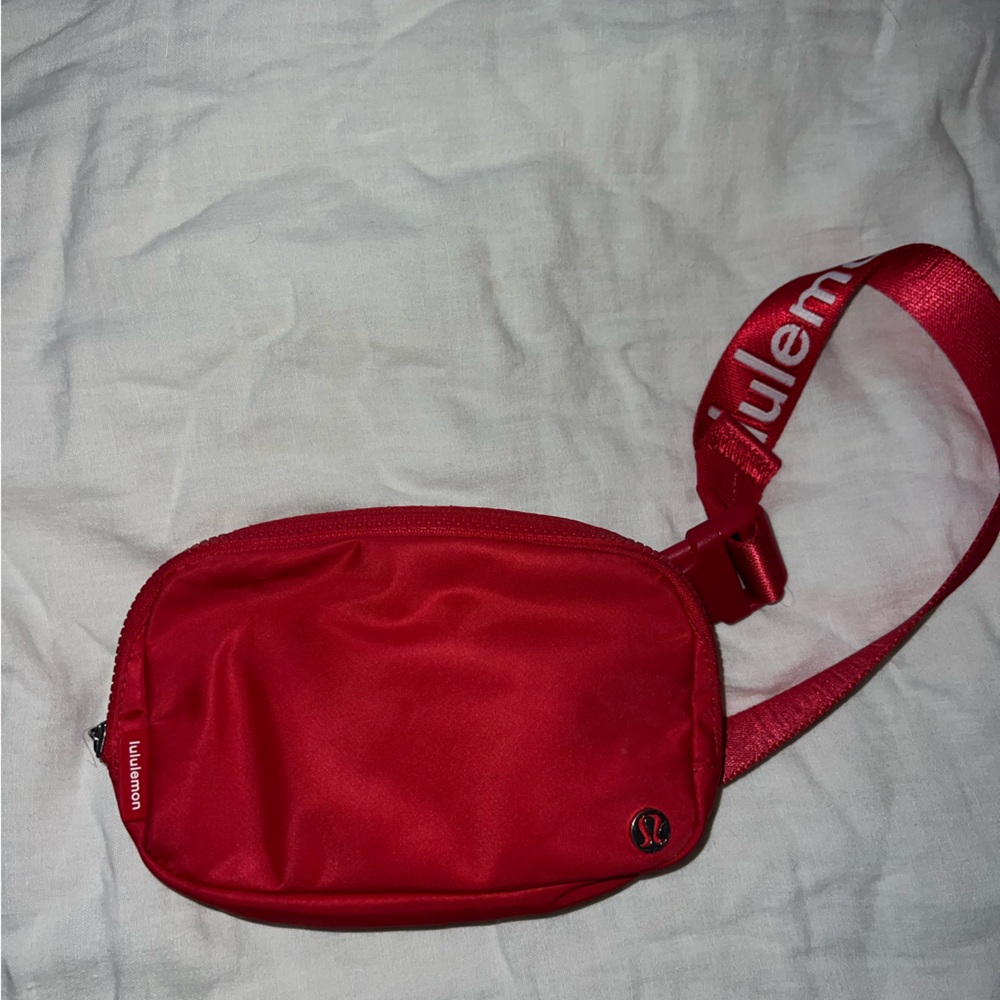 Lululemon Red Educator Belt Bag